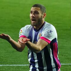 El Real Valladolid ha estado la mitad de la liga en descenso