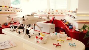 Los drones, de todos los tamaños, son uno de los productos más demandados por el público chino.