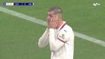 Se le quedó esta indisimulable cara: el fallo de Morata en la Champions...