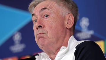Carlo Ancelotti, en conferencia de prensa.