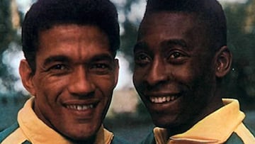 La histórica foto en Sausalito con que Pelé recordó a Garrincha