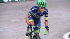 Rigo tercero en el Giro de Emilia y Chaves sufre fuerte caída