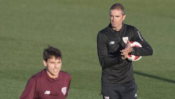 Garitano ya con el primer equipo.