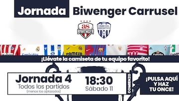 ¡Celebra la vuelta de LaLiga con Carrusel y Biwenger y gana la camiseta de tu equipo favorito!