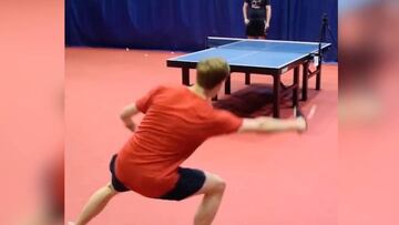 Todo Internet se pregunta cómo lo hace: el golpe de ping-pong que pasará a la historia