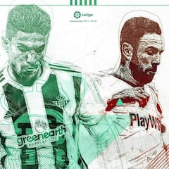 Bartra y Layún, protagonistas de un cartel del derbi con 'guasa'