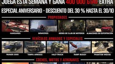 GTA Online celebra 4 años con un nuevo evento para Halloween