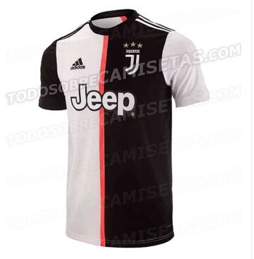 Esta sería la nueva camiseta de la Juventus para la temporada 2019/2020