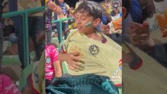 En plena goleada niño aficionado de Santos se cambió al América