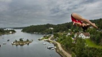 Seis mujeres saltarán desde 18 metros en el Moll de la Fusta