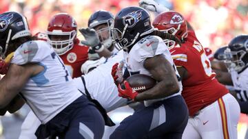 El running back de Titans no pudo ser de impacto en el Juego de Campeonato de la AFC gracias al planteamiento de Steve Spagnuolo y Andy Reid.