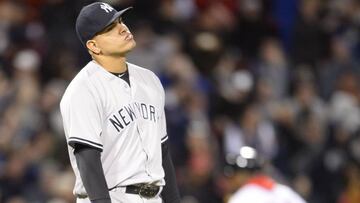 Incluso Dellin Betances se ha mostrado humano tras permitir home runs en la serie frente a los Red Sox.