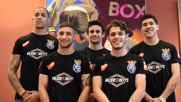 Los cinco boxeadores que representarán a España en los Europeos de Ucrania.