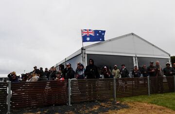 Aficionados en el circuito de Phillip Island.