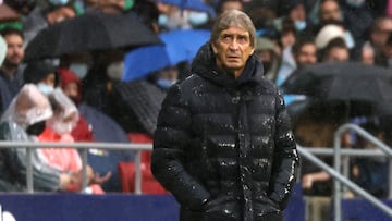 Pellegrini, ante el Atlético.
