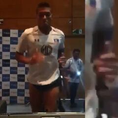 Los primeros momentos de Parraguez como jugador albo