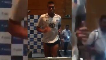 Los primeros momentos de Parraguez como jugador albo