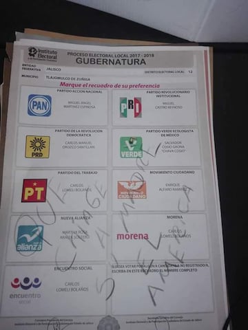 El futbol no quedó de lado durante la elección presidencial