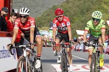 Alberto Contador y  Christopher Froome