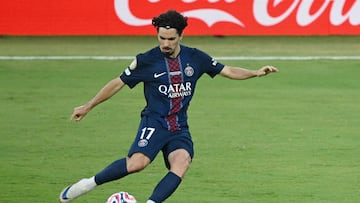 Vitinha con el PSG.