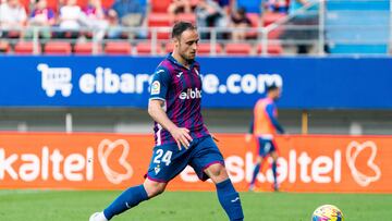 Lasure en el partido frente al Levante