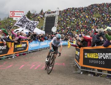 Froome durante la etapa. 