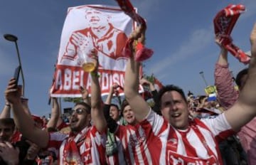 El Sporting de Gijón se juega hoy contra el Betis la permanencia en primera división y la afición sabe que hoy, más que nunca, debe estar a la altura.