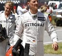 Schumacher gafado en 2012