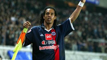 Ronaldinho, en su etapa como jugador del PSG.