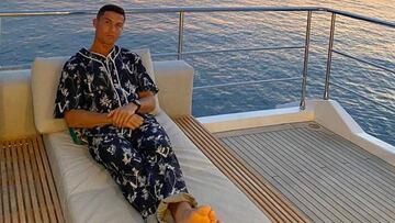 Cristiano Ronaldo, protagonista en redes por su pijama de casi 2.000 euros