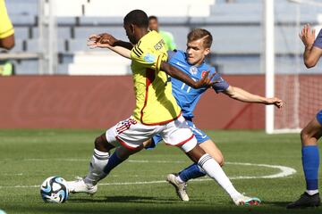 Imágenes del partido entre Colombia y Eslovaquia por los octavos de final del Mundial Sub 20 en el estadio San Juan del Bicentenario.