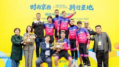 García Pierna encabeza el histórico triplete del Burgos Burpellet BH en China