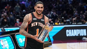 El ganador un Concurso de Mates bastante flojo ha sido Obi Toppin, que triunfó en la Universidad de Dayton antes de dar el salto a la NBA con los Knicks.