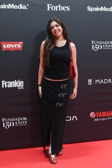 La influencer Bea Carpio posa en el photocall de la primera edición española del festival Forbes 30 Under 30.