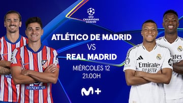 Atlético de Madrid vs Real Madrid en Movistar Plus+