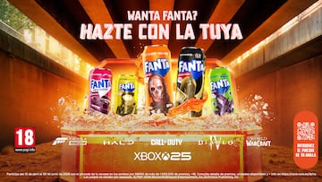 Fanta celebra el 25º aniversario de Xbox con una edición limitada ideal para fans de Halo, Call of Duty, Forza y más videojuegos legendarios