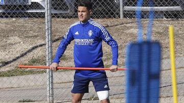 Sergio Bermejo, durante un entrenamiento.