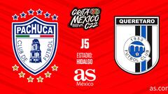 Pachuca - Querétaro en vivo: Liga MX, Clausura 2022 en directo