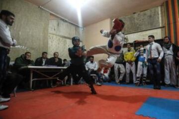 El taekwondo para evadirse de la guerra en Siria