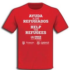 Atleti y Barça lucirán camisetas en favor de los refugiados