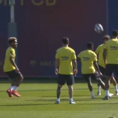 Dembelé podría recibir el alta y viajar a Lisboa si pasan a cuartos