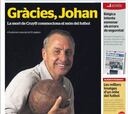 La prensa de Barcelona tiene un solo nombre: Johan Cruyff