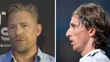 Schmeichel explica en 30'' por qué Modric debe ganar el 'The Best' por delante de Cristiano