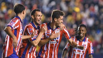 Rodrigo Dourado celebrates his goal 1-0 of San Luis during the game Atletico San Luis vs Leon, corresponding to Round 05 of the Torneo Apertura 2023 of the Liga BBVA MX, at Alfonso Lastras Stadium, on August 23, 2023.
<br><br>
Rodrigo Dourado celebra su gol 1-0 de San Luis durante el partido Atletico San Luis vs Leon, correspondiente a la Jornada 05 del Torneo Apertura 2023 de la Liga BBVA MX, en el Estadio Alfonso Lastras, el 23 de Agosto de 2023.