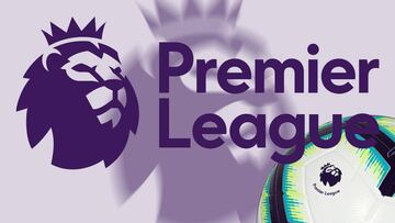 Logo y balón de la Premier League 2018-2019.