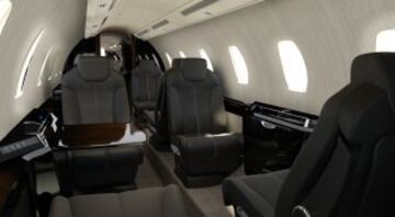 El nuevo avión de Neymar, un Cessna Citation 680.