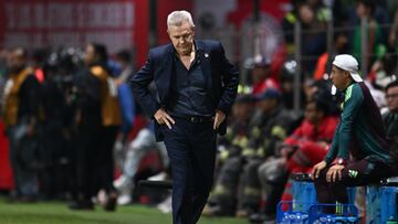 Javier Aguirre head coach of Mexico during the Quarterfinals second leg match between Mexican National Team (Mexico) and Honduras as part of the Concacaf Nations League 2024-2025 at Nemesio Diez Stadium on November 19, 2024 in Toluca, Estado de Mexico, Mexico.