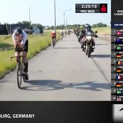 Ironman triathlon tragedy: Support motorcycle accident leaves two cyclists injured, one dead