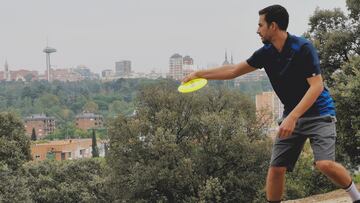 Imagen de una partida de disc golf