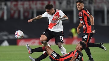 El delantero cordobés tuvo otra noche brillante, marcó cuatro tantos contra Patronato y se cortó en la tabla de goleadores de la Liga Profesional de Fútbol.